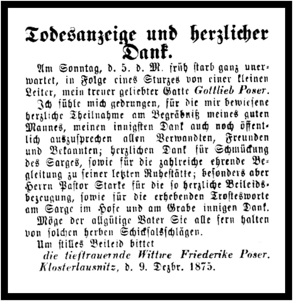 1875-12-09 Kl Trauer Poser